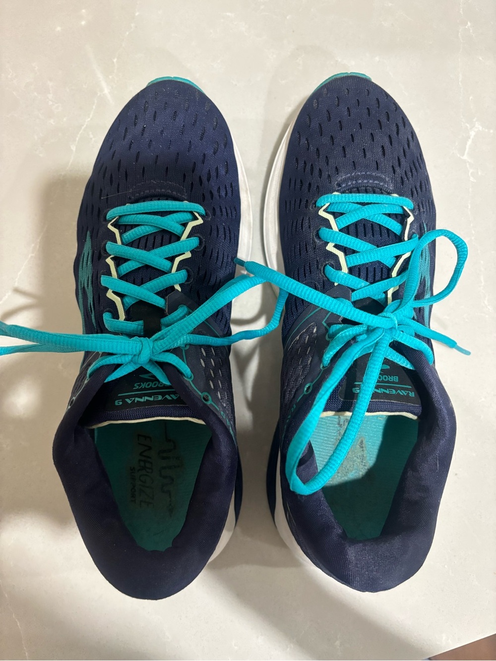 Brooks Women’s Navy and Teal Running Shoes